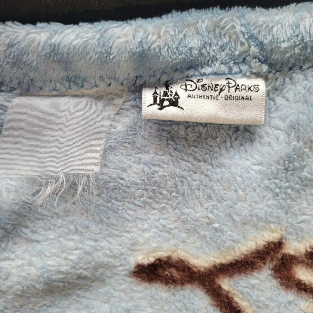 Disney World Resort Mickey Fleece Throw Blanket Lake Buena Vista FL 39 x 62 Vtg‎